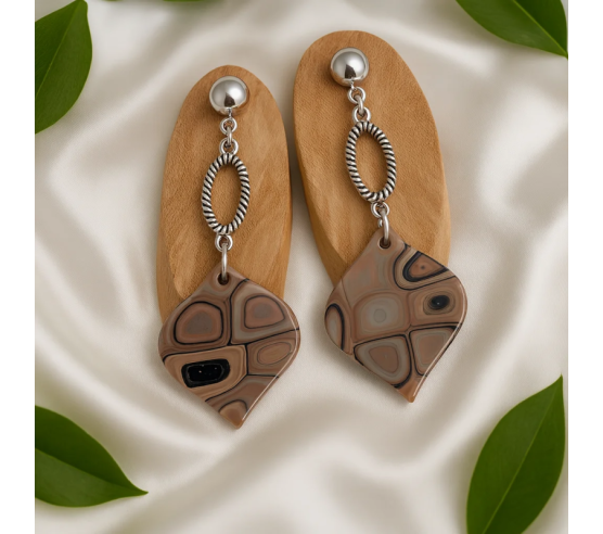 Pendientes Gotas Volcanicas