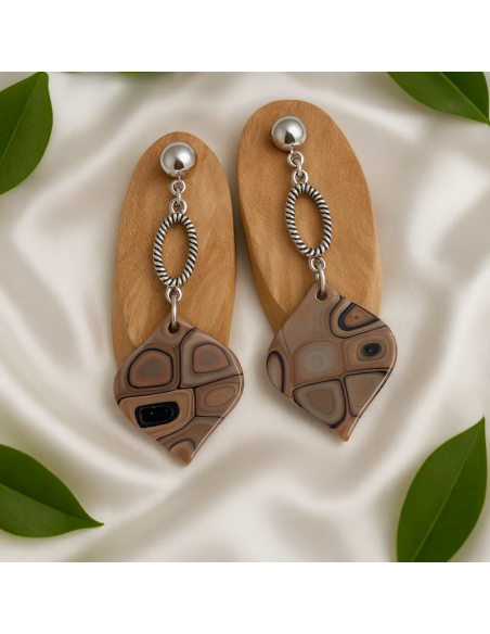 Pendientes Gotas Volcanicas