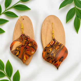 Pendientes Gota Terracota