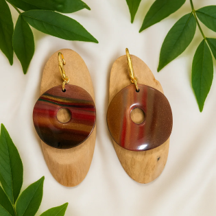 Pendientes Aro Tierra Terracota