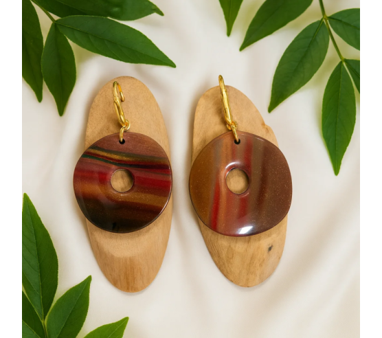 Pendientes Aro Tierra Terracota