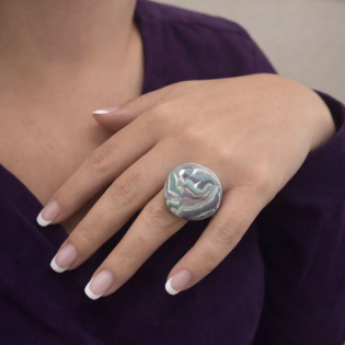Anillo Remolino Oliva