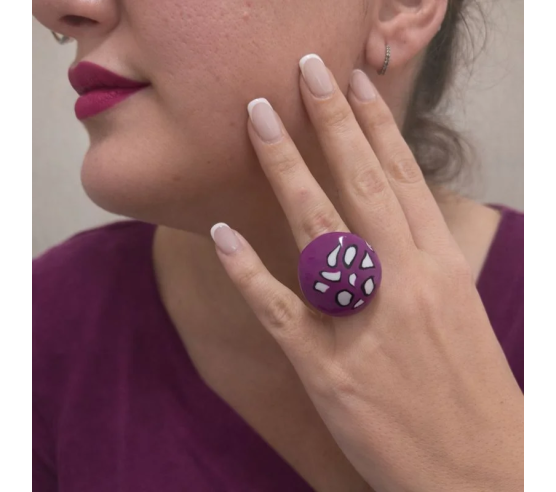 Anillo Morado Fusion