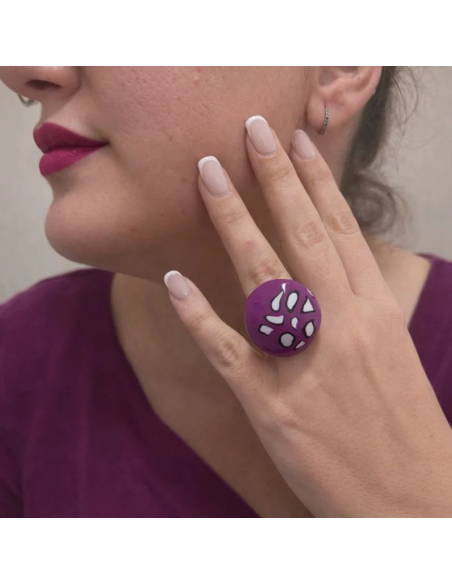 Anillo Morado Fusion