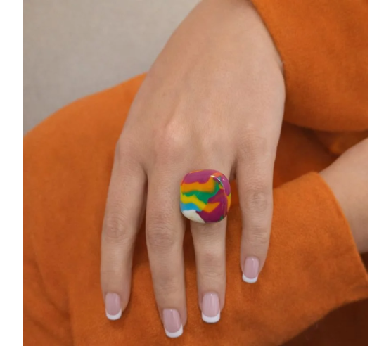Anillo Ovalo Opako