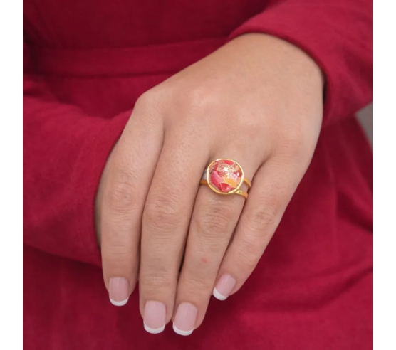 Anillo Ambar Entornado