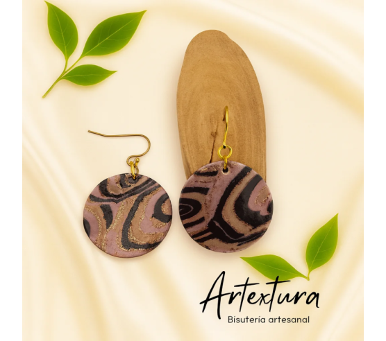 Pendientes Piedra Tierra