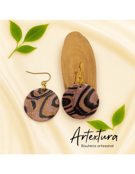 Pendientes Piedra Tierra