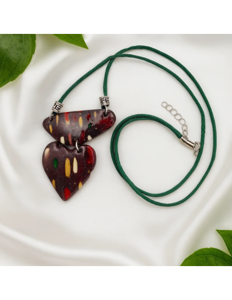 Colgante Corazon de Bosque