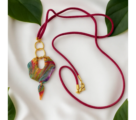 Colgante Espiral de Iris