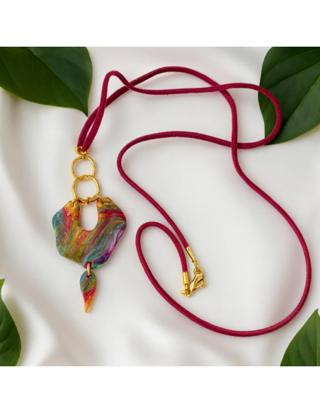 Colgante Espiral de Iris