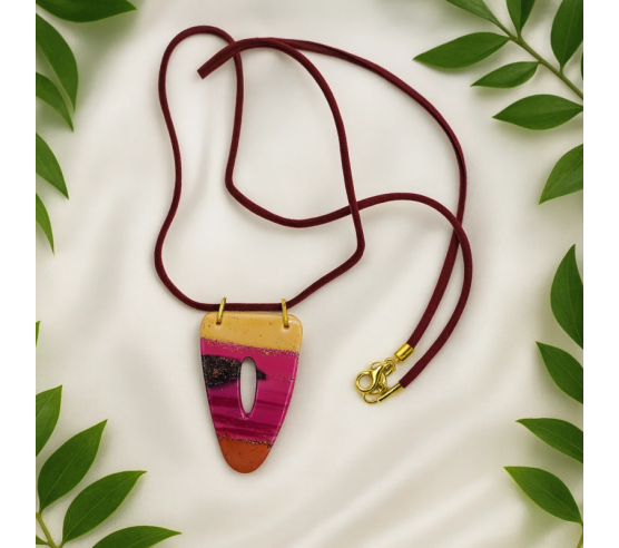 Colgante Raiz de Magenta