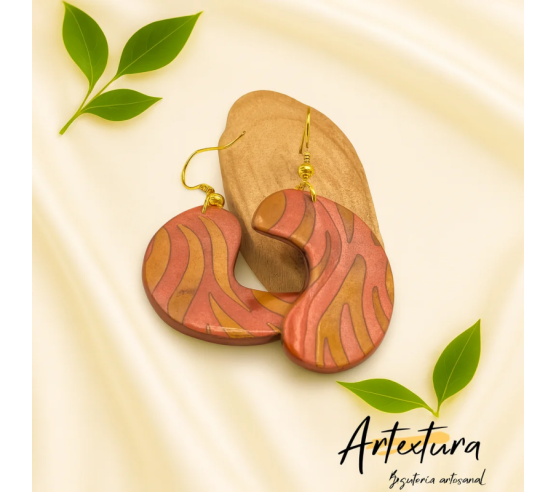 Pendientes Onda Teja