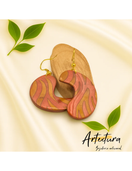 Pendientes Onda Teja