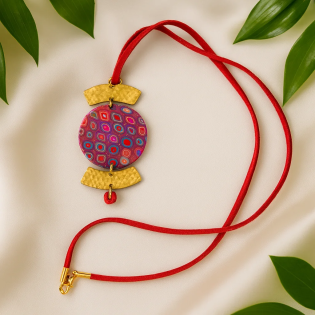 Colgante Circulo Rosado