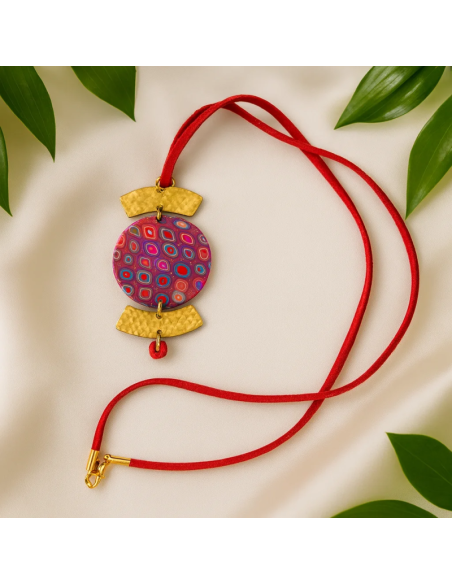 Colgante Circulo Rosado