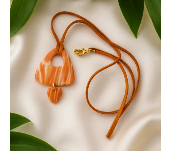 Colgante Naranja de Raiz
