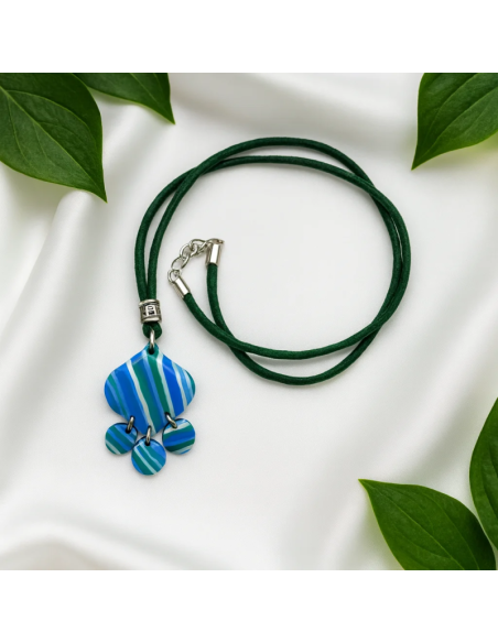 Colgante Verde Azul