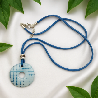 Colgante Trama Azul