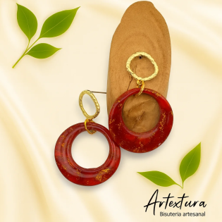 Pendientes Aro Teja