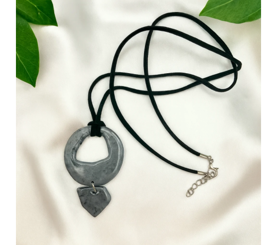 Colgante Silencio Gris