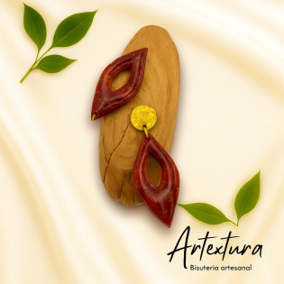 Pendientes Lagrima Teja