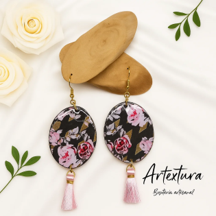 Pendientes Rosas de Jerez