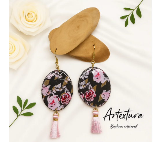 Pendientes Rosas de Jerez