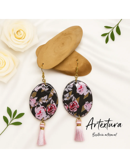 Pendientes Rosas de Jerez