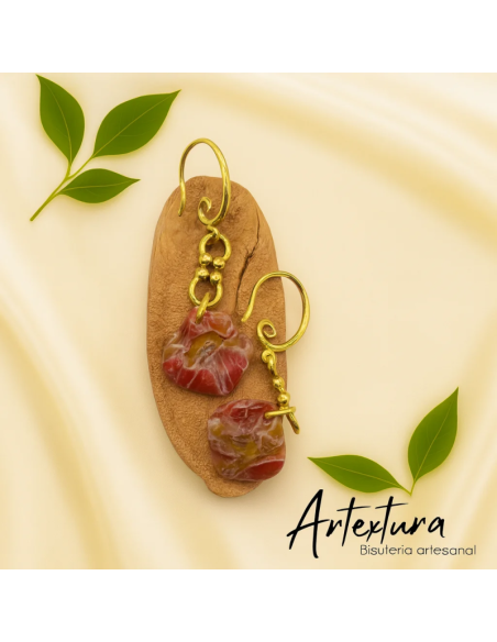 Pendientes Piedra Teja