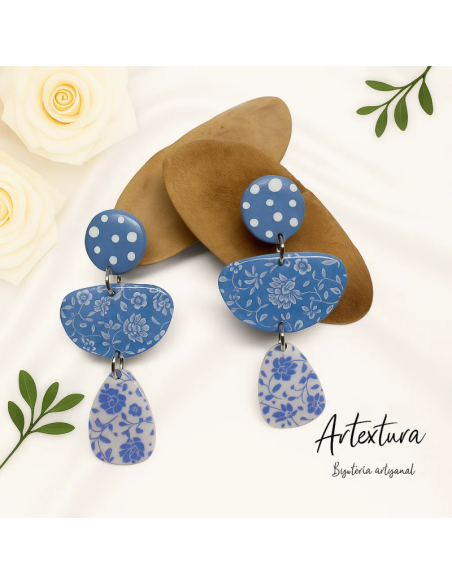 Pendientes Azul de Cartuja
