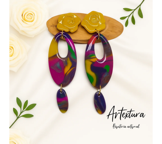 Pendientes Amuñecar Colora