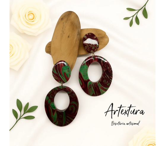 Pendientes Baeza Barro