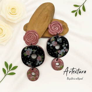 Pendientes Osuna Empolvada