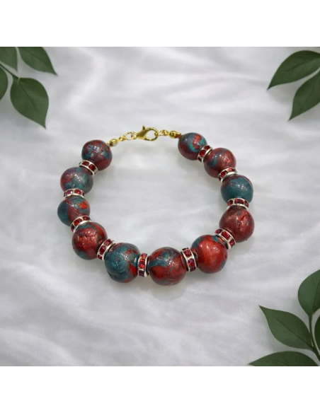 Pulsera Onix Rojo