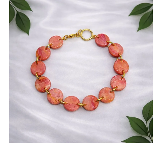 Pulsera Piedra Coral