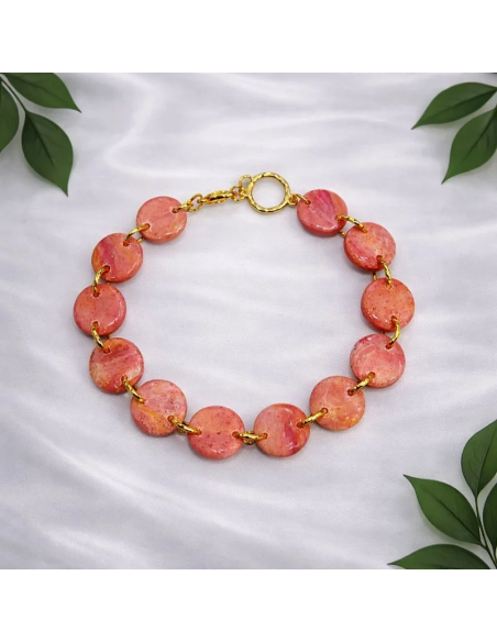Pulsera Piedra Coral