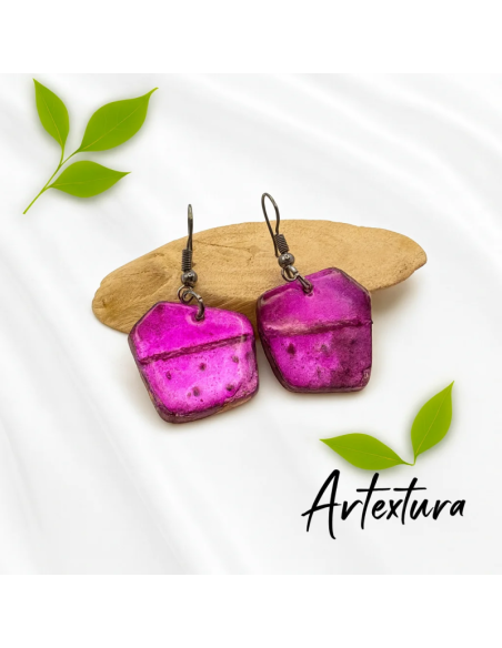 Pendientes Magenta