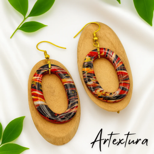 Pendientes Arco Fuego