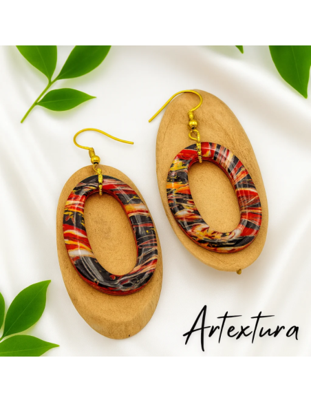 Pendientes Arco Fuego