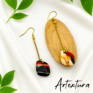 Pendientes Lagrima Fuego