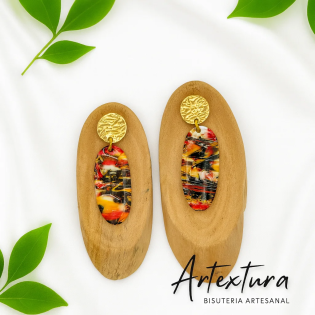Pendientes Gotas Fuego