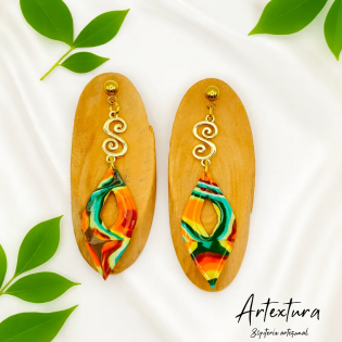 Pendientes Gotas Etnia