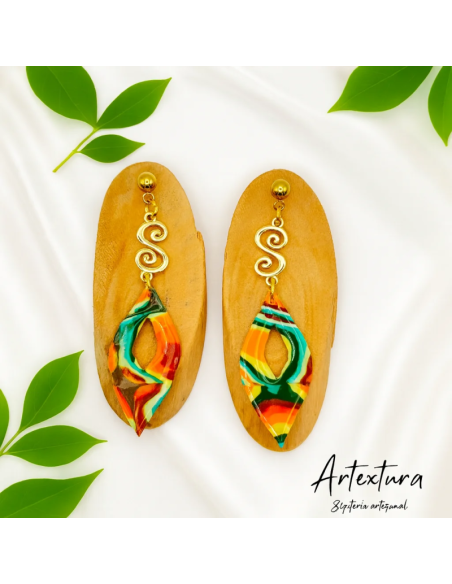 Pendientes Gotas Etnia