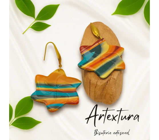 Pendientes Estrellas Etnia
