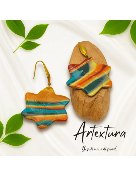 Pendientes Estrellas Etnia