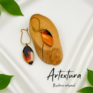 Pendientes Pizcas Fuego
