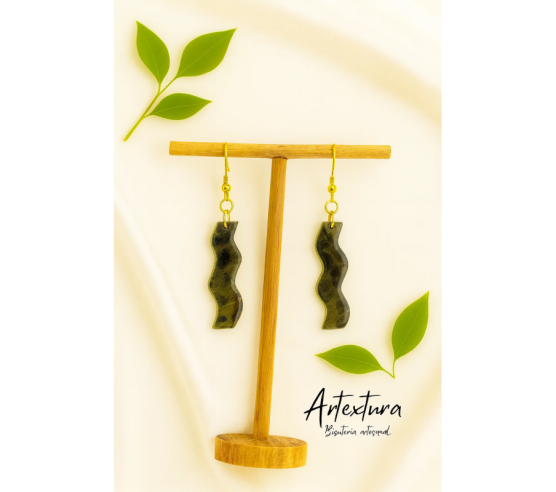 Pendientes Ondas Verdes