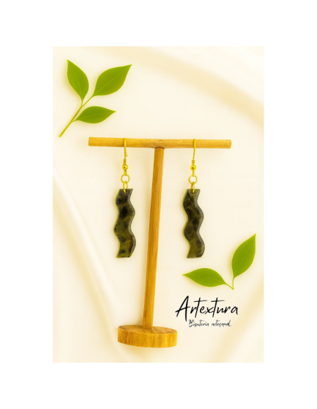 Pendientes Ondas Verdes