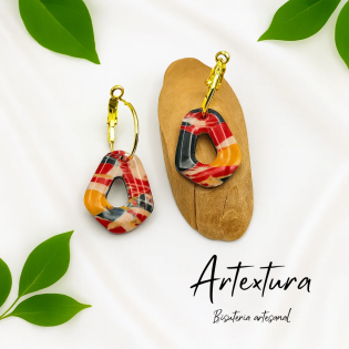 Pendientes Aritos Fuego